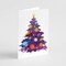 Space-Themed Christmas Greeting Cards Boxed Set – 24 Holiday Notecards Featuring Cosmic Tree Design, Perfect for Astronomy and Sci-Fi Lovers